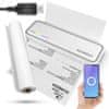 Stolni termalni pisač za dokumente, papir A4 rola, Bluetooth, Android, IOS