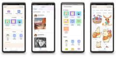 Stolni termalni pisač za dokumente, papir A4 rola, Bluetooth, Android, IOS