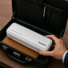 Stolni termalni pisač za dokumente, papir A4 rola, Bluetooth, Android, IOS