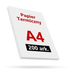 Bijeli termalni uredski papir za termalne pisače A4, 200 listova