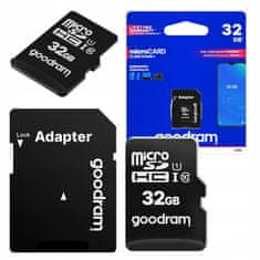 GoodRam 32GB brza Micro SD memorijska kartica s C10 U1 adapterom 100MB/s