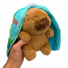 IB Plišana igračka Capybara s iznenađenim ušima, plišana igračka 20 cm