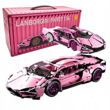 BE Set automobila Lamborghini s građevinskim kockicama, 1280 dijelova.