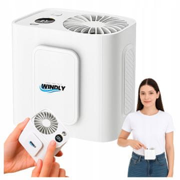 Jiangxi Yifenguyan Mini kopča za ventilator za hlače ispod majice, bežični USB