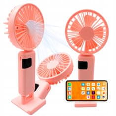 Jiangxi Yifenguyan Mini ručni stolni ventilator, tihi, sklopivi, snažan, 3000 mAh, USB-C