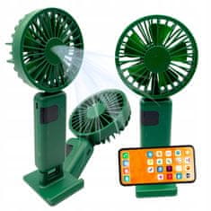 Jiangxi Yifenguyan Mini ručni stolni ventilator, tihi, sklopivi, snažan, 3000 mAh, USB-C