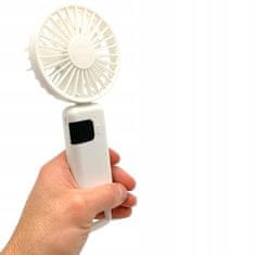 Jiangxi Yifenguyan Mini ručni stolni ventilator, tihi, sklopivi, snažan, 3000 mAh, USB-C