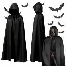 Kostim za Halloween s kapuljačom, čarobnjak 160 cm