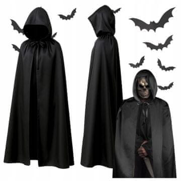 Kostim za Halloween s kapuljačom, čarobnjak 160 cm