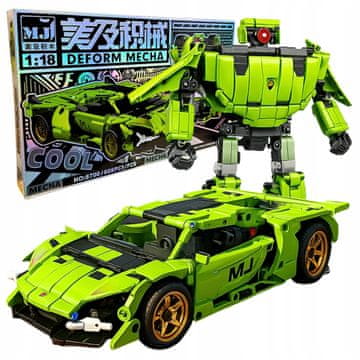 BE Gradbeni blokovi Automobil Robot Gradbeni set za gradnju Gradbeni blokovi 2 u 1 Kamion