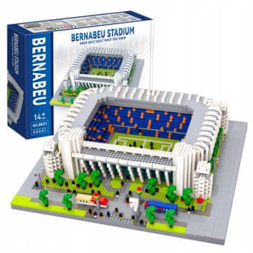 IB Santiago Bernabeu Real 3388 El Veliki 3D model nogometnog stadiona blokovi