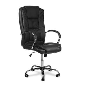 It Ergonomska uredska stolica, okretna, nagibna, maxi stolica, crna