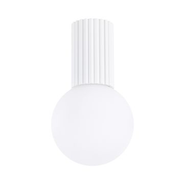 Sollux Stropna svjetiljka Halo IP44 1 G9 bijela ALU SL.1708