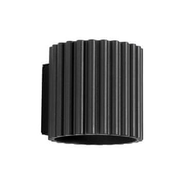 Sollux Zidna lampa aura 1 G9 crna ALU SL.1786