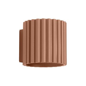 Sollux Zidna lampa aura 1 G9 mocca ALU SL.1806