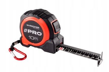 PRO mjerna traka s magnetom W-rocker 10m 32mm s karabinerom