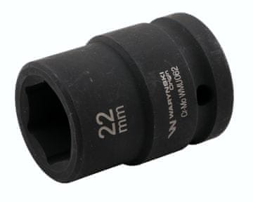 3/4" šesterokutni udarni ključ. 22 mm. CrMo. DIN 3129. Waryński