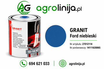 Granit Lak za Ford traktore plavi 1L Nopolux