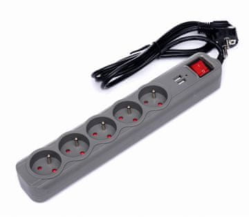 Produžni kabel s USB utičnicama 1,5 m KD4033