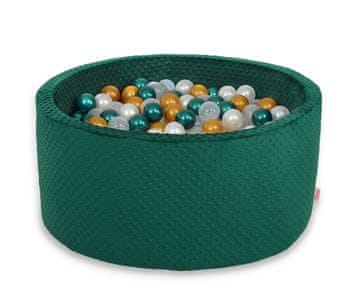 Bobono Minky suhi bazen V-40 cm s 200 loptica - svijetlozelene boje