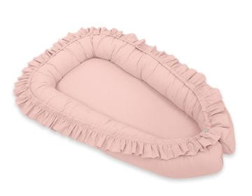 MY SWEET BABY Povijalica za bebe Cocoon Premium s volanima - prljavo ružičasta
