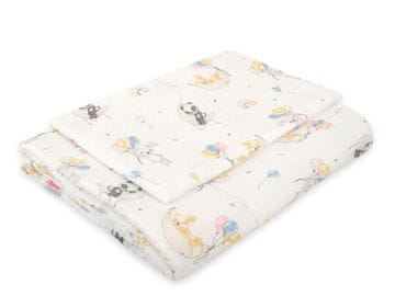 Bobono Dječji set posteljine s punjenjem 135x100 cm - baloni