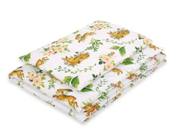 Bobono Dječji dvodijelni set pamučne posteljine 135x100 cm - u šumi