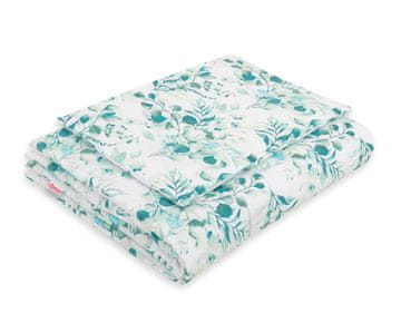 Bobono Dječji set posteljine s punjenjem 135x100 cm - eukaliptus menta