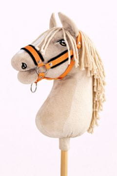 BB Podesivi ogrtač za konje Hobby Horse A3 narančasti s crnim krznom
