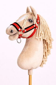 BB Podesivi ogrtač za konje Hobby Horse A3 crveni s crnim krznom
