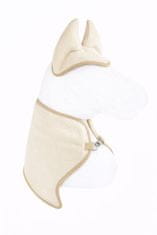 BB Hobby Horse A3 Set: Flis deka + štitnici za uši - krem