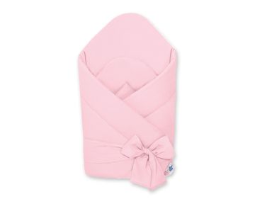 MY SWEET BABY Dječja maramica s 2-u-1 rubom, učvršćena i mekana - svijetlo ružičasta