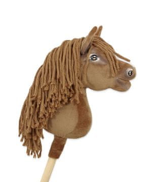 BB Hobby Horse Srednji Premium štapni konj Smeđi Svijetlo kestenjasti A4