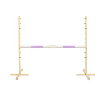 BB Prepona za skakanje za hobi konja 160 cm, v-120 cm, svijetloljubičasta greda