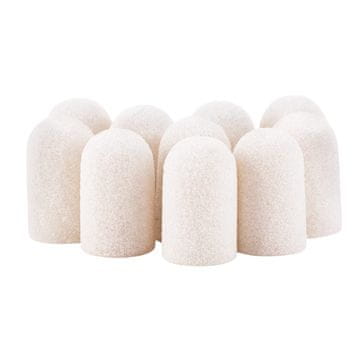 AlleMed Kapice za pedikuru 7 mm 150 grit 10 kom ABS Podo Bijele