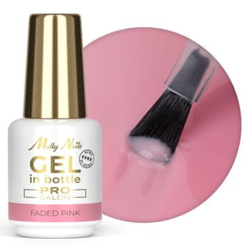 Pro Salon Faded Pink Hema/Di-hema Free gel u bočici s kistom 15 g