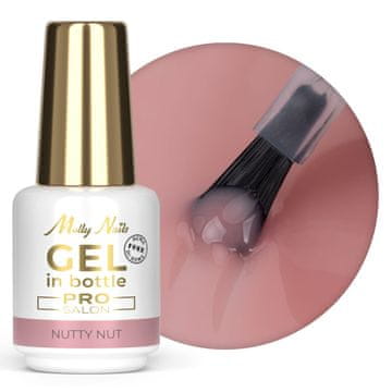 Pro Salon Nutty Nut hema/Di-hema gel u bočici s kistom 15 g
