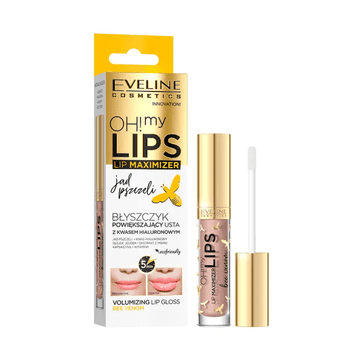 Eveline Oh! My Lips Maximizer sjajilo za usne s hijaluronskom kiselinom i pčelinjim otrovom 4,5 ml