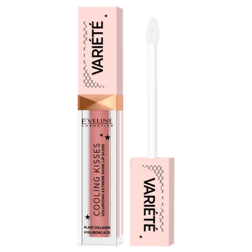 Eveline Varieté Cooling Kisses sjajilo za usne 04 Candy Girl 6,8 ml