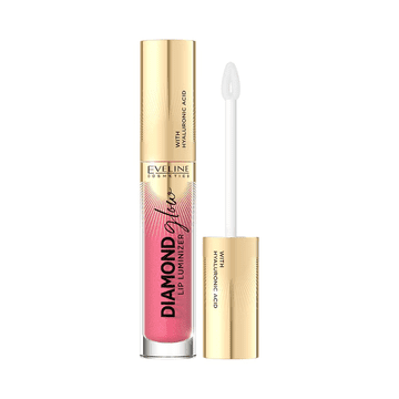Eveline Diamond Glow Lip Luminizer sjajilo za usne s hijaluronskom kiselinom 09 Peach Dream 4,5 ml