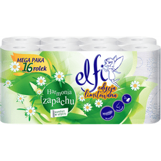 Elfi Fantasy troslojni toaletni papir s mirisom kamilice, 16 rola