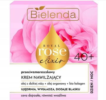 Bielenda Royal Rose Elixir hidratantna krema protiv bora 40+ 50 ml