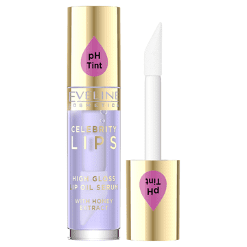 Eveline Celebrity Lips uljni serum za usne s visokim sjajem 03 Violet 5 ml