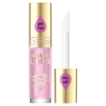 Eveline Celebrity Lips uljni serum za usne s visokim sjajem 02 Rose 5 ml