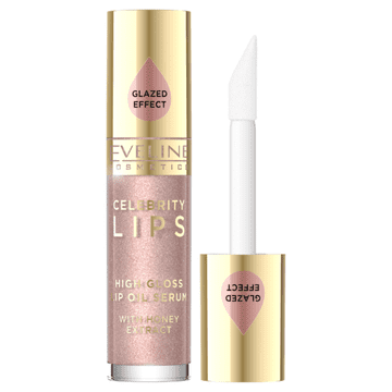 Eveline Celebrity Lips uljni serum za usne s visokim sjajem 01 Like Magic 5 ml