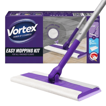 VORTEX rotirajući ravni mop za pranje podova + 5 krpa za brisanje
