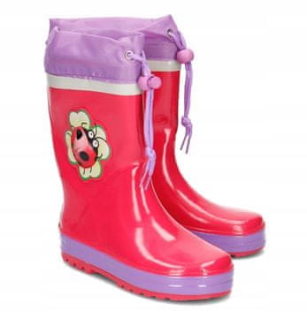 Playshoes ružičaste gumene čizme za djevojčice 26-27 1S2E