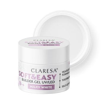 Claresa Soft&Easy gel za izgradnju kože mliječno bijela 45 g