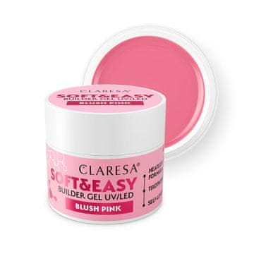 Claresa Soft&Easy rumenilo ružičasti gel za izgradnju 90 g