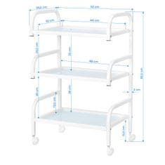 ACTIVESHOP Osnovni 122 bijeli kozmetički stolić